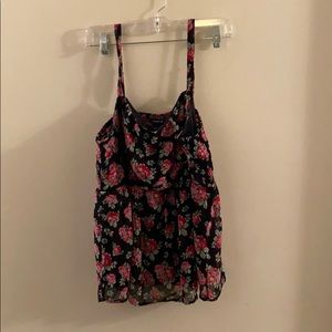 Torrid floral babydoll tank